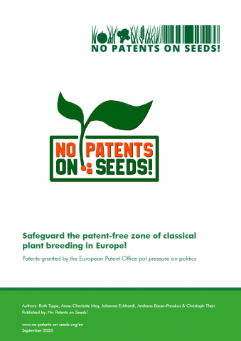 Report No patents on seeds