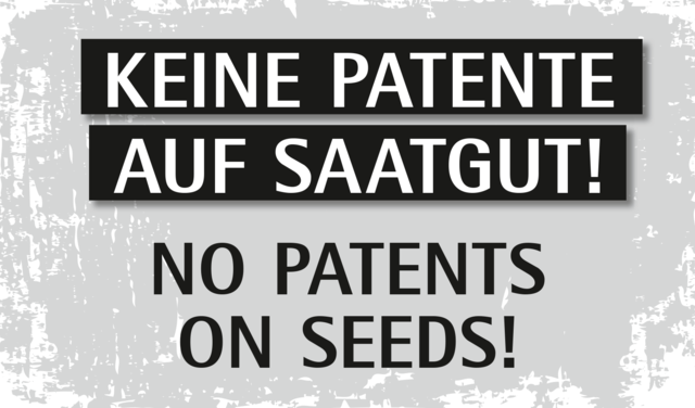 Banner No patents on seeds