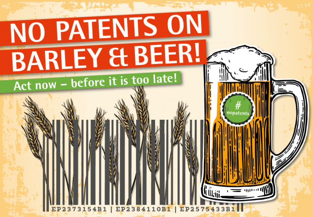 Visual No patents on beer
