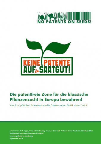 Bericht Keine Patente auf Saatgut