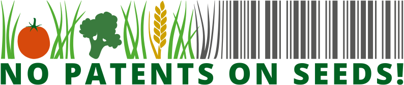 Logo no patents on seeds